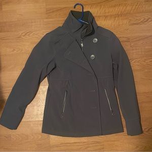 Prana Martina jacket size small army green, water and wind resistant softshell